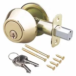 Ez-flo Eastman 57865 Deadbolt, Steel, 2-3/8" Or 2-3/4" Backset. Fixed Price $16.69.
