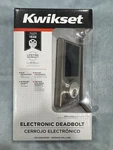 92750-003 Kwikset Cnt Tscr 15 Cp Electronic Deadbolt Satin Nickel Nib!. Fixed Price $54.95.