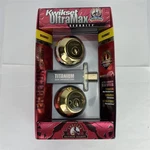 Kwikset Exceeds Maximum Security Dead Bolt Double Cylinder Polished Brass. Fixed Price $10.94.