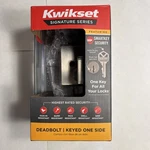 Kwikset 832125 Signature Series Smartkey Security Deadbolt One For All Your. Fixed Price $37.00.