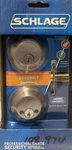 Schlage Professional Grade Double Keyed Deadbolt -satin Nickel New. Fixed Price $39.99.