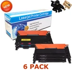 Pack Toner Set For Samsung CLT-K406S CLT-C406S CLT-M406S CLT-Y406S C410W C460W. Fixed Price $112.50.