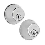 Weslock Deadbolt Double Cylinder Keyed Bright Chrome 372-6. Fixed Price $15.84.