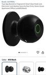 Tuya Smart Door Lock Model K10. Fixed Price $45.00.