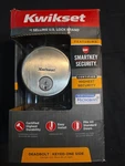Kwikset Uptown Keyed Exterior Deadbolt (matte Black) (round) (new) (92580-020). Fixed Price $16.00.