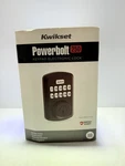 (missing Latch) Kwikset Powerbolt Keypad Black Electronic Deadbolt Lock (tested). Fixed Price $12.50.