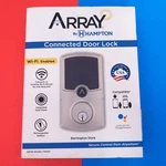 Array Hampton Brinks Front Door Smart Lock Electronic Deadbolt Wifi Programmable. Fixed Price $86.13.
