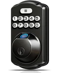 Veise Fingerprint Door Lock, Keyless Entry, Electronic, KS02A - Matte Black. Fixed Price $43.08.
