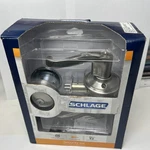 Schlage FB50 619 Flair Lever Keyed Entry Door Lock Security Set Satin. Fixed Price $41.50.