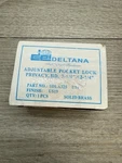 Deltana SDLA325U19 3-1/4"H Pocket Door Privacy Lock Flat Black. Fixed Price $11.49.
