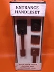 Mega Tobelle Entry Door Set Square Locking Dead Bolt Color Black. Fixed Price $32.99.