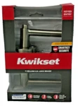New Kwikset Keyed Entry Door Knob Lockset 91560-010 Satin Nickel. Fixed Price $39.99.