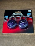 Master Combination Padlock Set Of 2 1530T Same Purple New. Fixed Price $8.55.