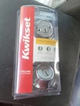 Kwikset Double Cylinder Deadbolt Satin Chrome Model 96650-495. Fixed Price $14.36.