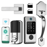 Wi-fi Smart Deadbolt Lock With Handle Sets Miuedo Keyless Entry Door Front. Fixed Price $96.13.