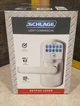 Schlage FE595CSVPLY626ELA Keypad Plymouth Commercial Lever Entry Door Satin Chrm. Fixed Price $109.95.