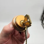 Dexter Mortise Lock Cylinder 1" Length Satin Bronze 9090 5 Pin 2 Keys. Fixed Price $20.46.