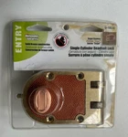 Defender Security U-10530 Jimmy-resistant Door Lock W/ Single Cylinder (nos) C15. Fixed Price $19.99.