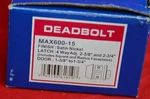 Maxgrade 600-15 Single Cylinder Deadbolt Satin Nickel Lock Keyed Exterior New. Fixed Price $26.95.