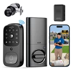 Arpha Keyless Smart Lock Wi-fi Video Camera+doorbell+fingerprint Keypad. Fixed Price $199.99.