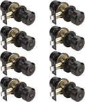Oil Rubbed Bronze Privacy Door Knobs, Keyless Lock, 8 Pack For Home Use. Fixed Price $100.99.
