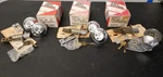 (3) Weiser Lock 9370 Double Cylinder Deadbolt Satin Chrome Keyed Alike. Fixed Price $48.00.