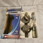 Brinks Keyed Deadbolt Set For Exterior Doors Single Cylinder 2 Keys Ez Install. Fixed Price $23.49.