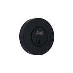 Home Decorators Collection Round Matte Black Single Cylinder Deadbolt. Fixed Price $13.99.