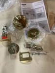 Kwikset 817-3S Single Cylinder Deadbolt With Smartkey Polished Brass, For Mast. Fixed Price $37.70.