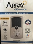 Array By Hampton 23513-119 Barrington Wifi Connected Door Lock Satin Nickel. Fixed Price $119.99.