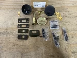 Kwikset 258RDT-11PS.STRKP Uptown Low Profile Single Cylinder Deadbolt *read*. Fixed Price $22.49.