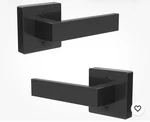 Ainozz Dummy Door Handles Interior - Pack Of 2, With Screws, Black. Fixed Price $25.00.