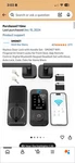 Smonet Smart Wi-fi Deadbolt Lock Door Handle MODEL:M6-BF. Fixed Price $50.00.