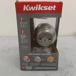 Kwikset Double Cylinder Keyed Entry Deadbolt Satin Nickle Smartkey Rekeyable 985. Fixed Price $15.00.