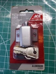 Keyed Patio Door Lock Aluminum Finish Ace 5302526 Keys With. Fixed Price $10.99.