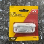 5299631 Strike Replacement Plates 2-5/8 Inch White New. Fixed Price $12.88.