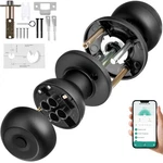 Uimoso Smart Door Knob Fingerprint Lock App Bluetooth Control Biometric. Fixed Price $40.84.