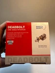Shield Security Deadbolt One Sided Interior Satin Chrome Finish #913788 New. Fixed Price $14.40.
