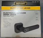 Defiant Electronic Fingerprint Door Lock Automatic Home Security Black Matte. Fixed Price $60.00.