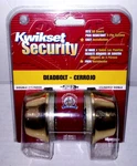 Kwikset Security Deadbolt - Pick Resistant 5 Pin System Double Cylinder New. Fixed Price $11.99.