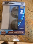 Brinks 2717-109 Single Cylinder Deadbolt Keyed One Side, Antique Brass New. Fixed Price $21.00.