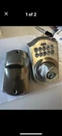 Schlage Electronic Keyless Entry Door Lock Home Keypad Deadbolt Satin Nickel. Fixed Price $35.00.