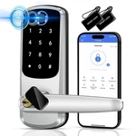 Smart Lock, Upgraded Keypad Door-locks With Handle, Keyless Entry.... Fixed Price $82.07.