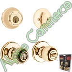 *1-SET* Kwikset Combo Pack Polo Knob & Single Cylinder Deadbolt 96900-250. Fixed Price $40.99.