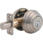(4)-KWIKSET Signature Series Satin Nickel Double Cylinder Deadbolt W/smartkey. Fixed Price $265.17.