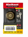 Kwikset Signature Series Smartkey Deadbolt Antique Brass Single Cylinder. Fixed Price $15.94.