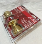 Ace Exterior Keyed Locking Entry Door Knob Bright Brass Extra Layer Of Security.. Fixed Price $14.92.