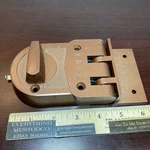 Vtg Yale Jimmy-proof Deadlock Heavy-duty Copper Enamel Thumb Turn Rust-resistant. Fixed Price $32.80.