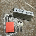 Brady SDAL-RED-38ST-KD PADLOCK,6 Pins,red 793EE8. Fixed Price $9.00.