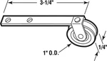 Prime-line 1147 Plastic/steel Spring Tension Roller Assembly Dia. X 1/4 In.. Fixed Price $9.48.